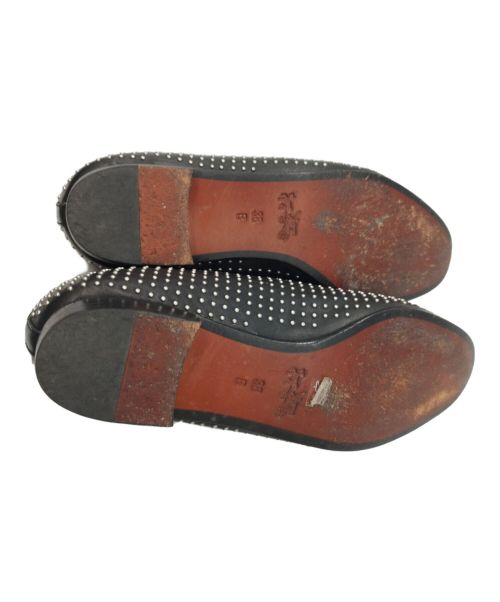 COACH（コーチ）COACH (コーチ) スタッズシューズ ブラック サイズ:38の古着・服飾アイテム