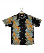 ETERNALエターナル）の古着「KURA アロハシャツ」｜ブラック