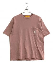 UNION（ユニオン）の古着「FRONTMAN POCHE S/S TEE」｜ピンク