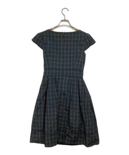 TOCCA（トッカ）TOCCA (トッカ) ノースリーブワンピース グリーン×ネイビー サイズ:2の古着・服飾アイテム