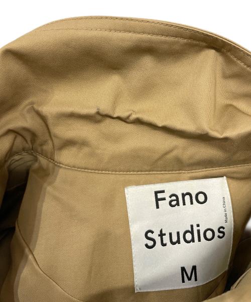 Fano Studios（ファノ ストゥディオズ）fano studios (ファノ ストゥディオズ) ステンカラーコート ベージュ サイズ:Mの古着・服飾アイテム