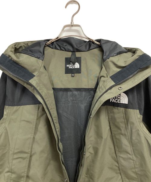 THE NORTH FACE（ザ ノース フェイス）THE NORTH FACE (ザ ノース フェイス) マウンテンライトジャケット カーキ×ブラック サイズ:XLの古着・服飾アイテム
