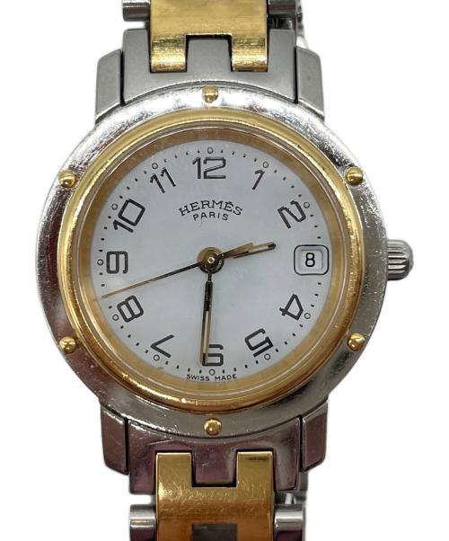 HERMES（エルメス）HERMES (エルメス) リストウォッチ クリッパー ホワイトの古着・服飾アイテム