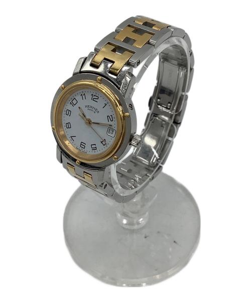 HERMES（エルメス）HERMES (エルメス) リストウォッチ クリッパー ホワイトの古着・服飾アイテム