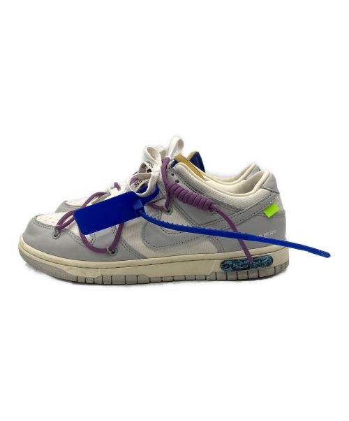 NIKE（ナイキ）NIKE (ナイキ) OFFWHITE 1 OF 50 48 DUNK LOW スニーカー セイル×ニュートラルグレー サイズ:US8の古着・服飾アイテム