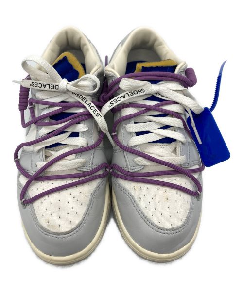 NIKE（ナイキ）NIKE (ナイキ) OFFWHITE 1 OF 50 48 DUNK LOW スニーカー セイル×ニュートラルグレー サイズ:US8の古着・服飾アイテム
