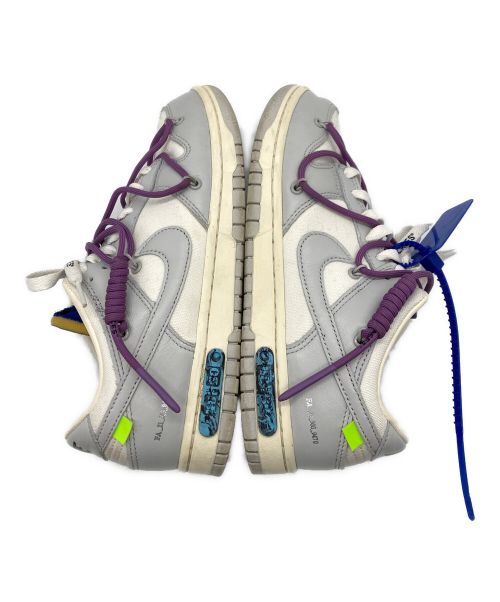 NIKE（ナイキ）NIKE (ナイキ) OFFWHITE 1 OF 50 48 DUNK LOW スニーカー セイル×ニュートラルグレー サイズ:US8の古着・服飾アイテム