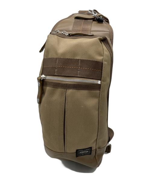 PORTER（ポーター）PORTER (ポーター) ヒート タイプC ボディーバッグ カーキの古着・服飾アイテム