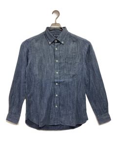 中古・古着通販】WOOLRICH (ウールリッチ) シャンブレーシャツ ブルー