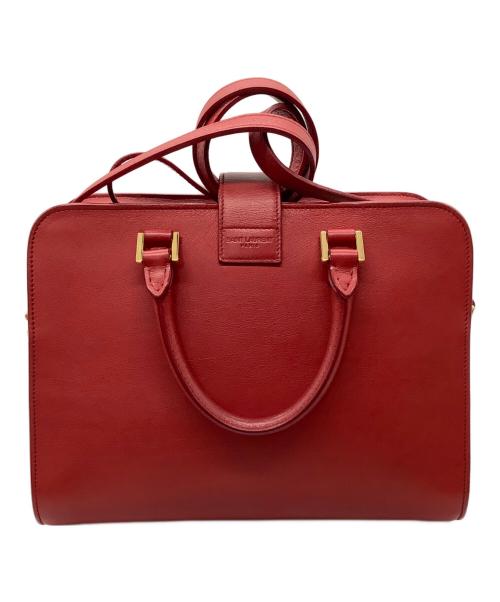 Saint Laurent Paris（サンローランパリ）Saint Laurent Paris (サンローランパリ) 2WAYバッグ レッドの古着・服飾アイテム