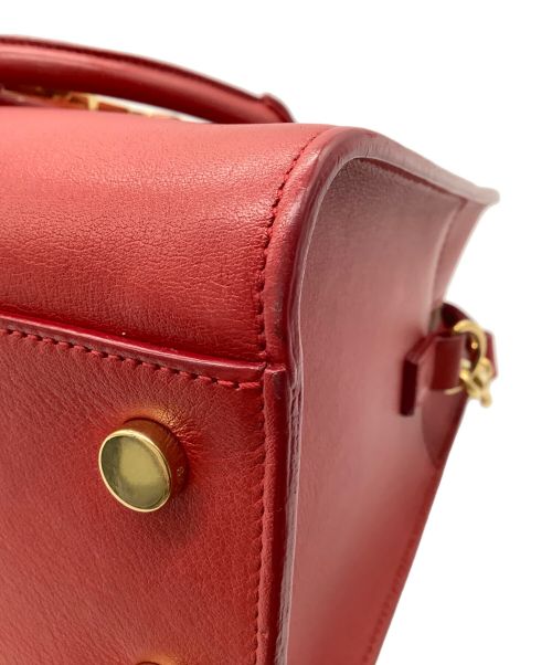 Saint Laurent Paris（サンローランパリ）Saint Laurent Paris (サンローランパリ) 2WAYバッグ レッドの古着・服飾アイテム