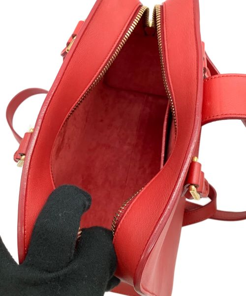 Saint Laurent Paris（サンローランパリ）Saint Laurent Paris (サンローランパリ) 2WAYバッグ レッドの古着・服飾アイテム