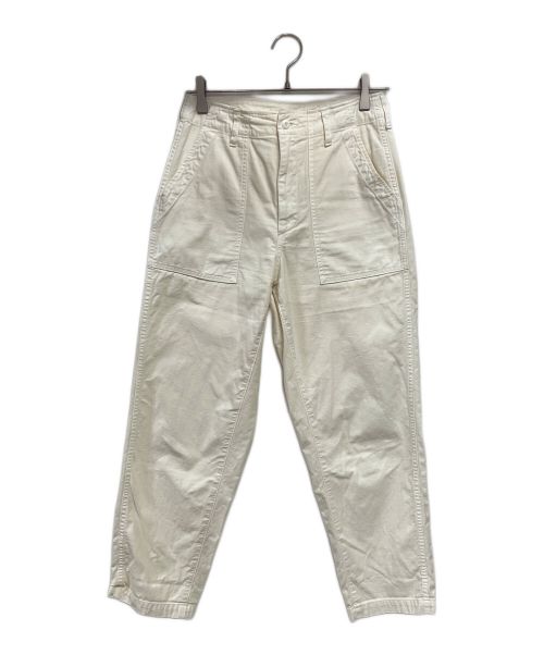 Whim Gazette（ウィムガゼット）Whim Gazette (ウィムガゼット) ペインターパンツ ホワイト サイズ:27の古着・服飾アイテム