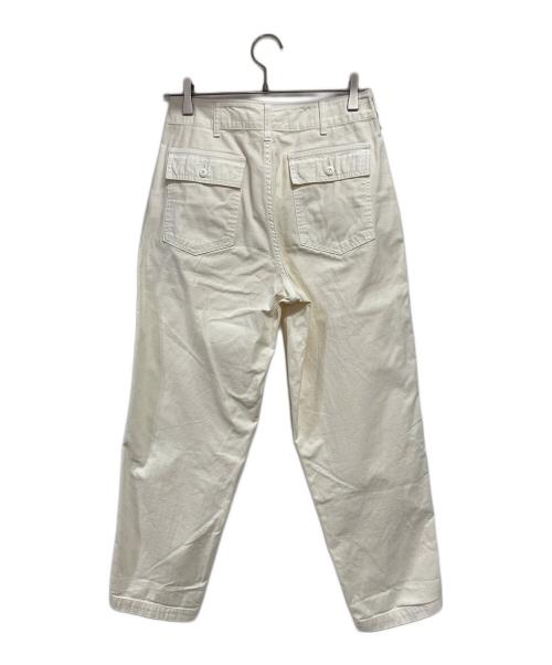 Whim Gazette（ウィムガゼット）Whim Gazette (ウィムガゼット) ペインターパンツ ホワイト サイズ:27の古着・服飾アイテム