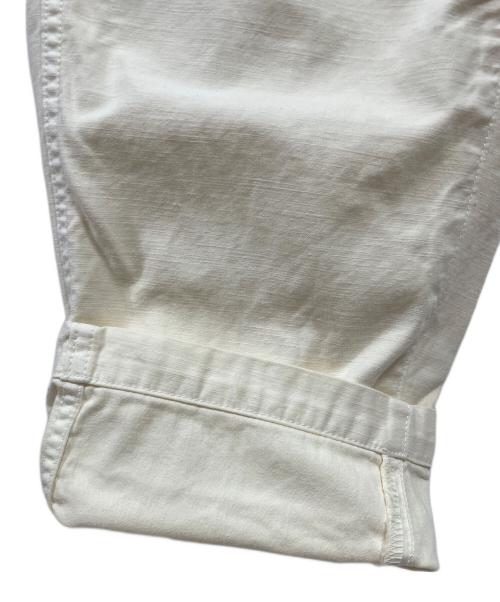 Whim Gazette（ウィムガゼット）Whim Gazette (ウィムガゼット) ペインターパンツ ホワイト サイズ:27の古着・服飾アイテム