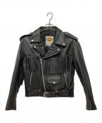 HARLEY-DAVIDSONハーレーダビッドソン）の古着「ライダースジャケット」｜ブラック