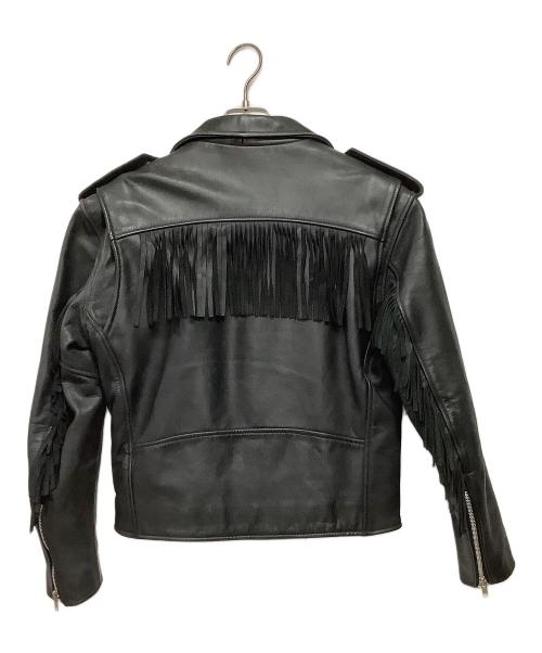 HARLEY-DAVIDSON（ハーレーダビッドソン）HARLEY-DAVIDSON (ハーレーダビッドソン) ライダースジャケット ブラック サイズ:36の古着・服飾アイテム
