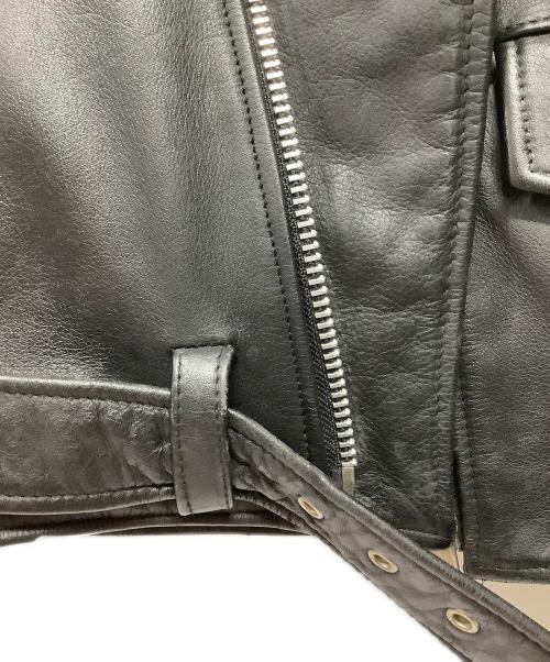 HARLEY-DAVIDSON（ハーレーダビッドソン）HARLEY-DAVIDSON (ハーレーダビッドソン) ライダースジャケット ブラック サイズ:36の古着・服飾アイテム