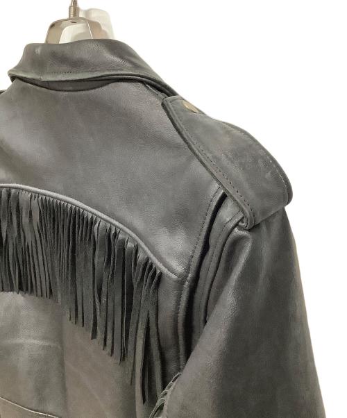 HARLEY-DAVIDSON（ハーレーダビッドソン）HARLEY-DAVIDSON (ハーレーダビッドソン) ライダースジャケット ブラック サイズ:36の古着・服飾アイテム