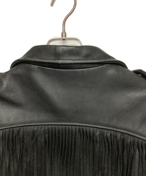 HARLEY-DAVIDSON（ハーレーダビッドソン）HARLEY-DAVIDSON (ハーレーダビッドソン) ライダースジャケット ブラック サイズ:36の古着・服飾アイテム