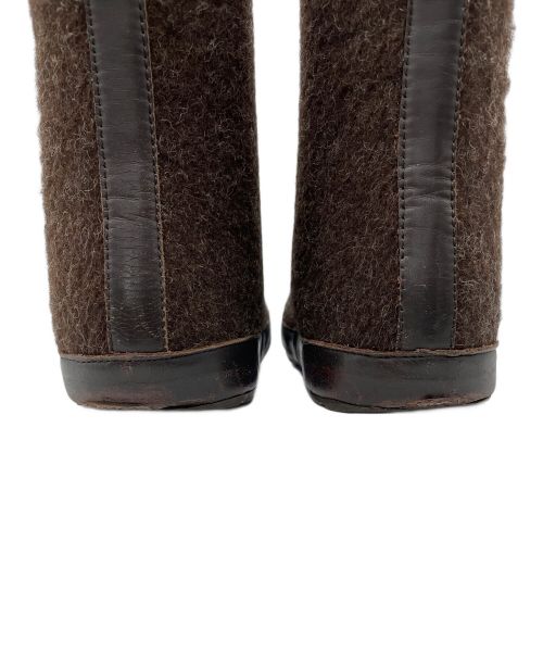 ZDAR（スター）ZDAR (スター) フェルトブーツ ブラウン サイズ:40の古着・服飾アイテム