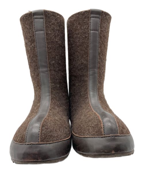 ZDAR（スター）ZDAR (スター) フェルトブーツ ブラウン サイズ:40の古着・服飾アイテム