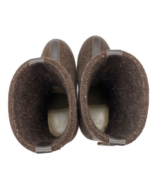 ZDAR（スター）ZDAR (スター) フェルトブーツ ブラウン サイズ:40の古着・服飾アイテム