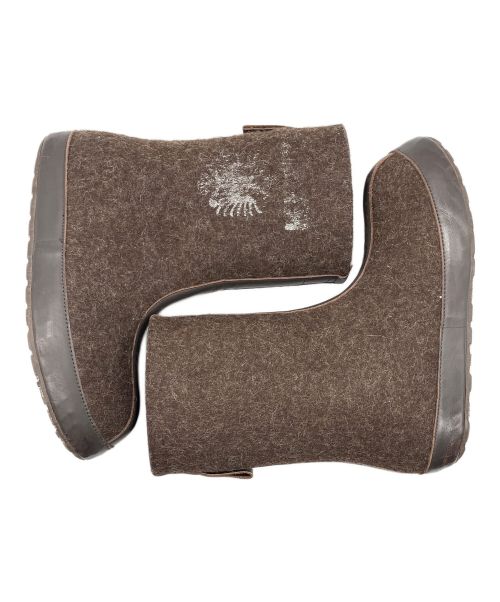 ZDAR（スター）ZDAR (スター) フェルトブーツ ブラウン サイズ:40の古着・服飾アイテム