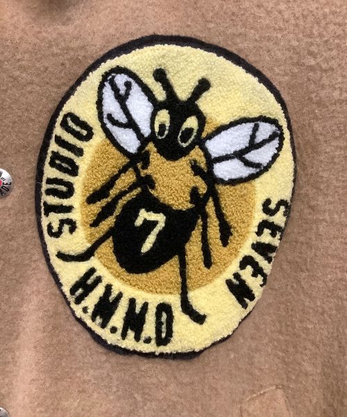 HUMAN MADE（ヒューマンメイド）HUMAN MADE (ヒューマンメイド) 中綿ボアジャケット ライトブラウン サイズ:Mの古着・服飾アイテム