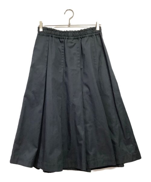 MHL（エムエイチエル）MHL (エムエイチエル) ミモレ丈スカート グレー サイズ:Mの古着・服飾アイテム