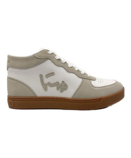 Sangacio（サンガッチョ）Sangacio (サンガッチョ) ハイカットスニーカー ホワイト×グレー サイズ:26.5の古着・服飾アイテム