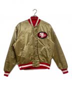 STARTERスターター）の古着「スタジャン」｜ゴールド