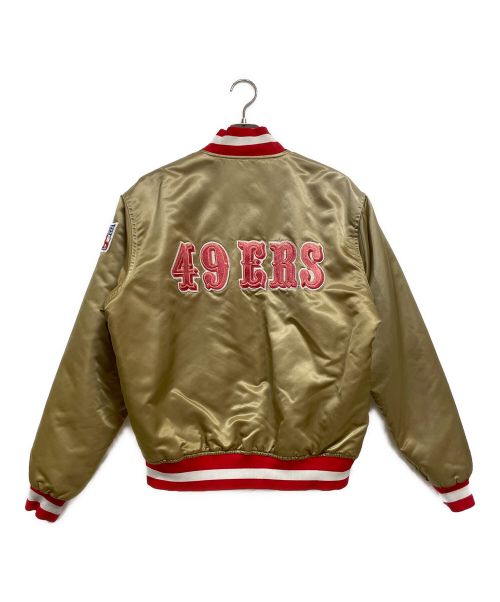 STARTER（スターター）STARTER (スターター) スタジャン ゴールド サイズ:Lの古着・服飾アイテム