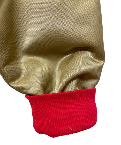 STARTER（スターター）STARTER (スターター) スタジャン ゴールド サイズ:Lの古着・服飾アイテム