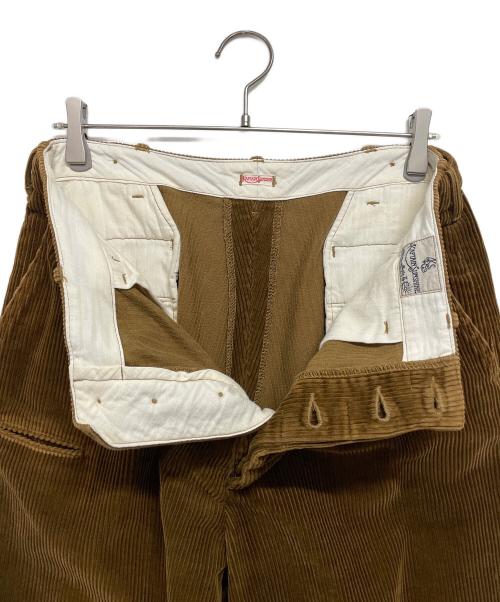 KAPTAIN SUNSHINE（キャプテンサンシャイン）KAPTAIN SUNSHINE (キャプテンサンシャイン) コーデュロイパンツ ブラウン サイズ:32の古着・服飾アイテム