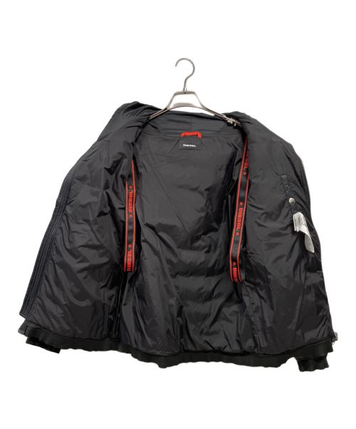 DIESEL（ディーゼル）DIESEL (ディーゼル) 中綿ジャケット ブラック サイズ:Mの古着・服飾アイテム