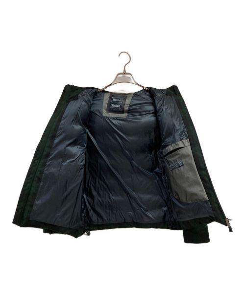 HERNO（ヘルノ）HERNO (ヘルノ) ダウンジャケット グリーン×ブルー サイズ:46の古着・服飾アイテム