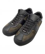 JIMMY CHOOジミーチュウ）の古着「スウェードスニーカー」｜グリーン×ブラック