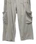 中古・古着 ANCELLM (アンセルム) シルクカーゴパンツ グレー サイズ:1：22000円