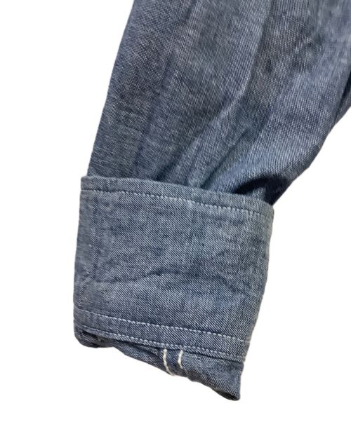 WOOLRICH（ウールリッチ）WOOLRICH (ウールリッチ) シャンブレーシャツ ブルー サイズ:S 未使用品の古着・服飾アイテム
