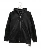 DIESELディーゼル）の古着「ジップパーカー」｜ブラック