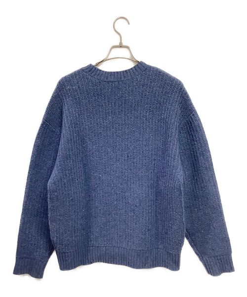 Saturdays NYC（サタデーズ ニューヨーク）Saturdays NYC (サタデーズ ニューヨーク) クルーネックニット ブルー サイズ:Sの古着・服飾アイテム
