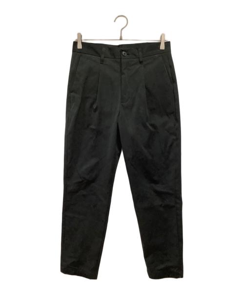 Saturdays NYC（サタデーズ ニューヨーク）Saturdays NYC (サタデーズ ニューヨーク) タックトラウザーパンツ ブラック サイズ:Sの古着・服飾アイテム
