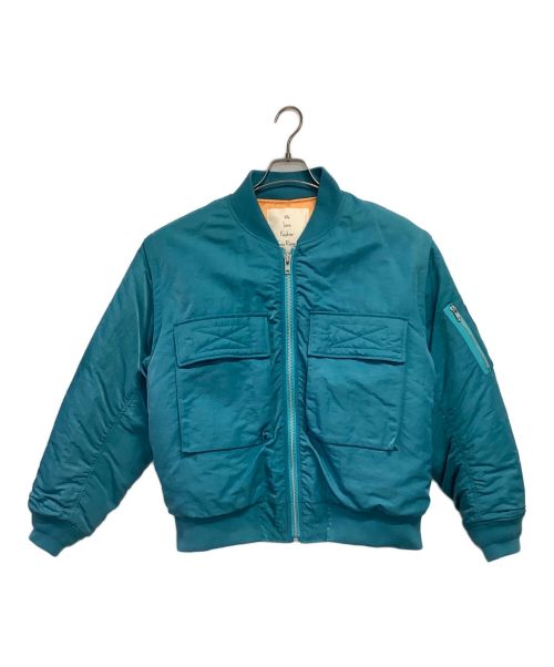 Sea Room lynn（シールームリン）Sea Room lynn (シールームリン) オーバーサイズBIGポケットMA-1 ブルー サイズ:FREEの古着・服飾アイテム