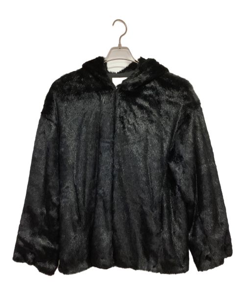 CLANE（クラネ）CLANE (クラネ) フェイクファーコート ブラック サイズ:1の古着・服飾アイテム