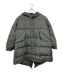 STAMMBAUM（シュタンバウム）の古着「ダウンコート」｜グレー×ホワイト