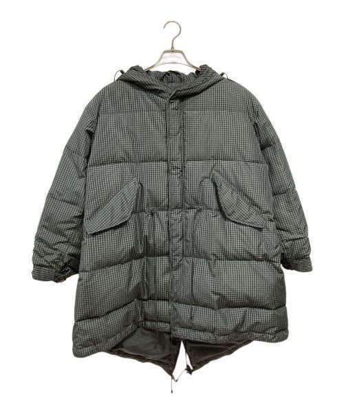 STAMMBAUM（シュタンバウム）STAMMBAUM (シュタンバウム) ダウンコート グレー×ホワイト サイズ:XSの古着・服飾アイテム