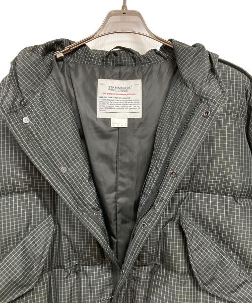 STAMMBAUM（シュタンバウム）STAMMBAUM (シュタンバウム) ダウンコート グレー×ホワイト サイズ:XSの古着・服飾アイテム