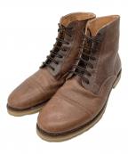 DIESELディーゼル）の古着「レースアップブーツ」｜ブラウン