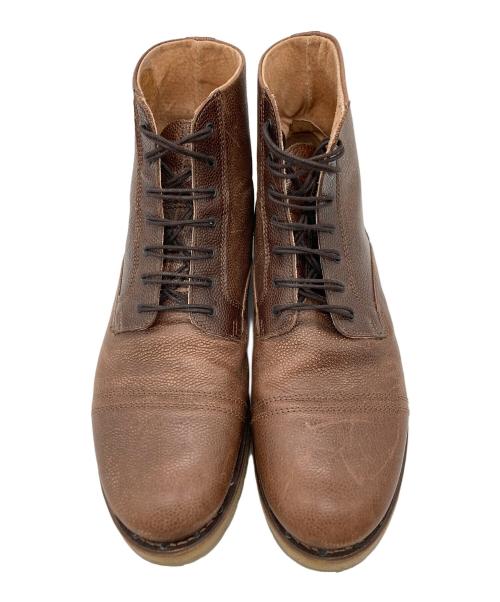 DIESEL（ディーゼル）DIESEL (ディーゼル) レースアップブーツ ブラウン サイズ:26.5の古着・服飾アイテム